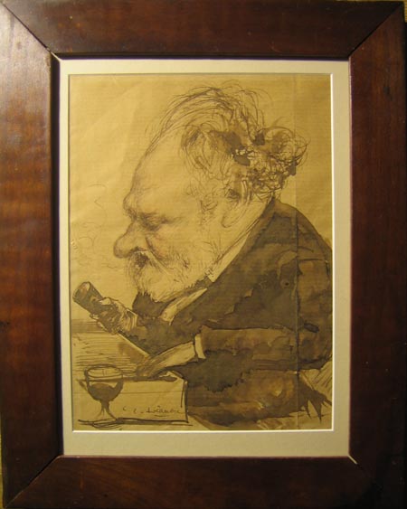 Portrait à la plume, Charles Léandre
