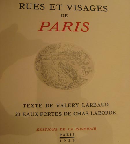 "Rues et Visages de Paris", Chas Laborde