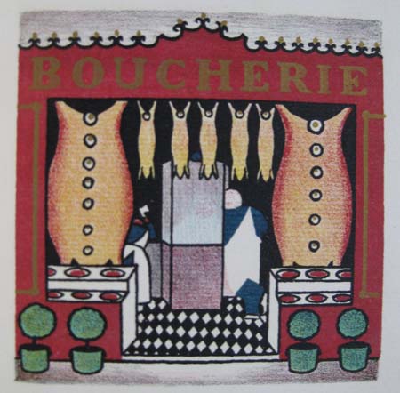 "Boutiques" illustré par Lucien Boucher