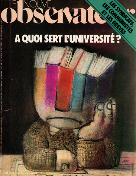 Couverture du Nouvel Observateur du 6 novembre 1981